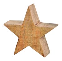 Stern aus Mangoholz