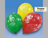 Zahlenluftballons 60
