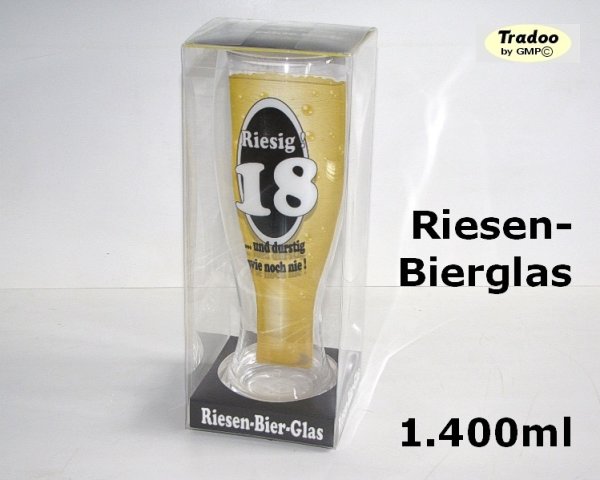 Riesen-Bierglas 18