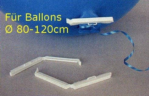 Luftballon Klickverschluss 8cm