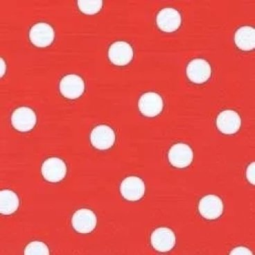 Serviette Dots rot