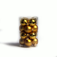 Weihnachtskugeln 3,5cm in gold, silber oder rot