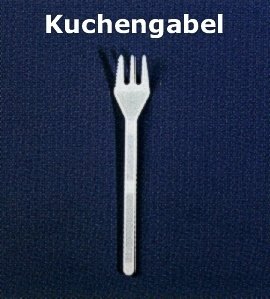 Kuchengabel - 250 St&uuml;ck